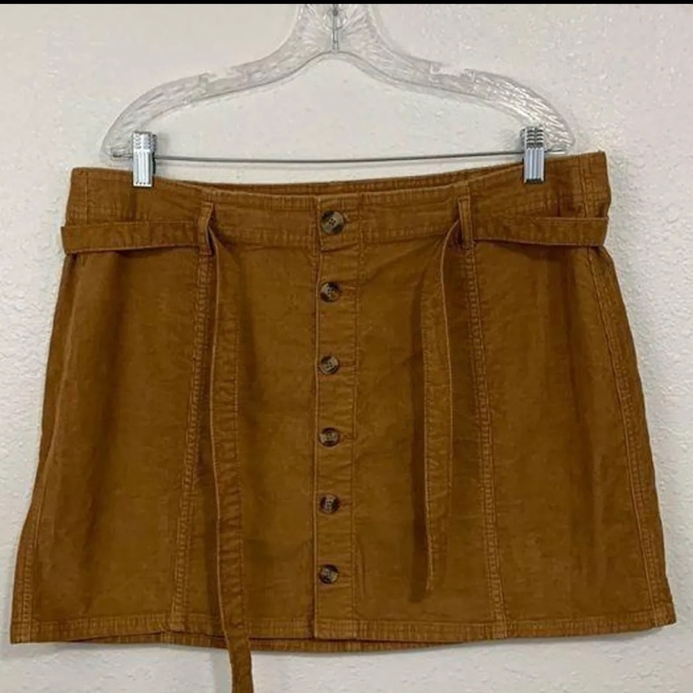 American Eagle Fall Autumn Plus Size Corduroy Mini